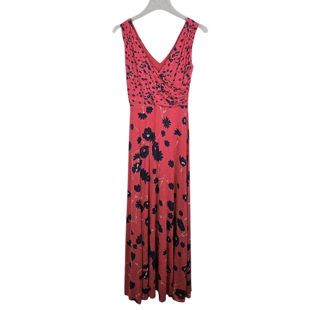 Boden Pink Georgia Blue Floral Maxi Dress NWT - Picture 2 of 11